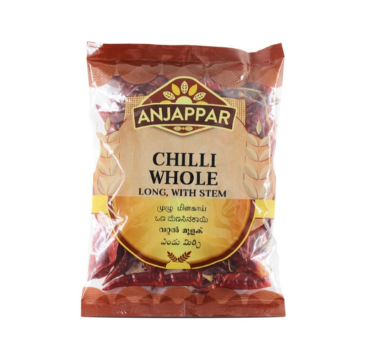 VP Whole Dried red Chilli 200g Anjappar