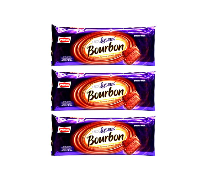 3*70gm Hide & Seek Bourboon Biscuits 75g Parle