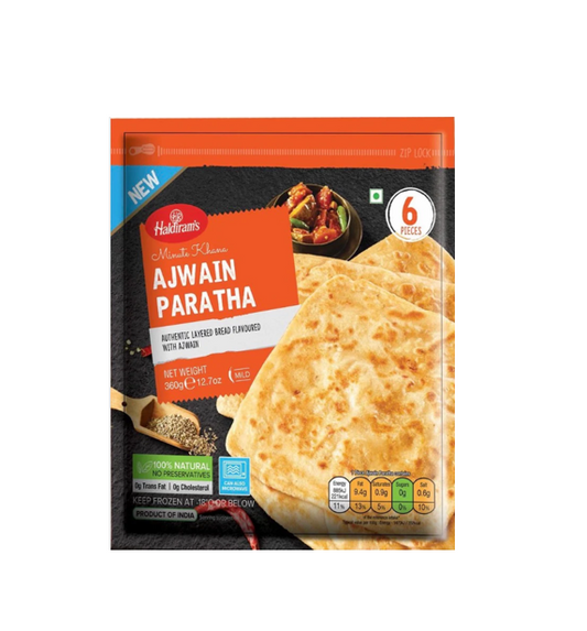 Frozen: Haldiram Ajwain  Paratha 360g