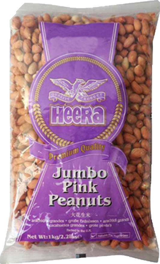 Heera Jumbo Pink Peanuts 1Kg