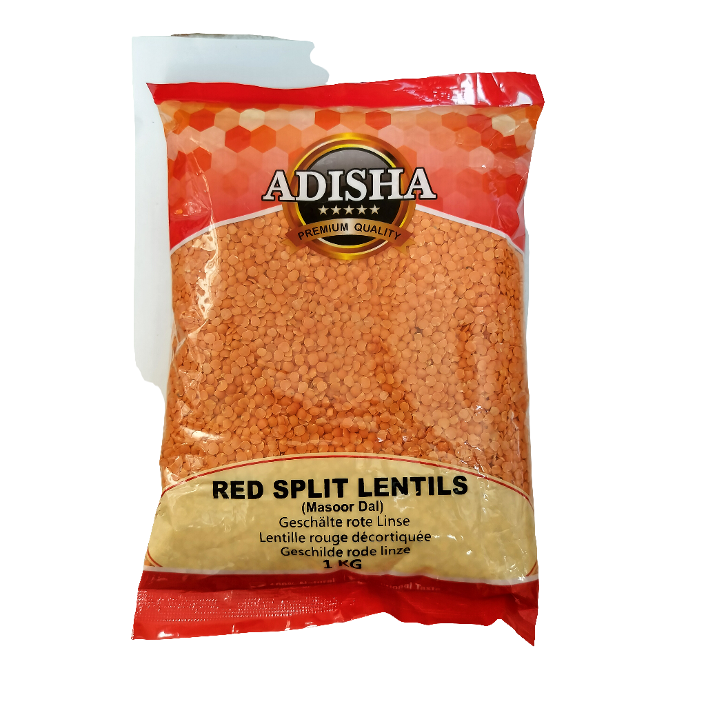 Red Split Lentils (Masoor Dal) 1kg Adisha