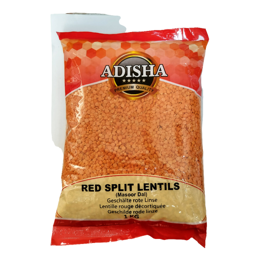 Red Split Lentils (Masoor Dal) 1kg Adisha