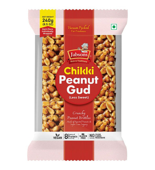 Jabsons Peanut Gud Chikki  240g