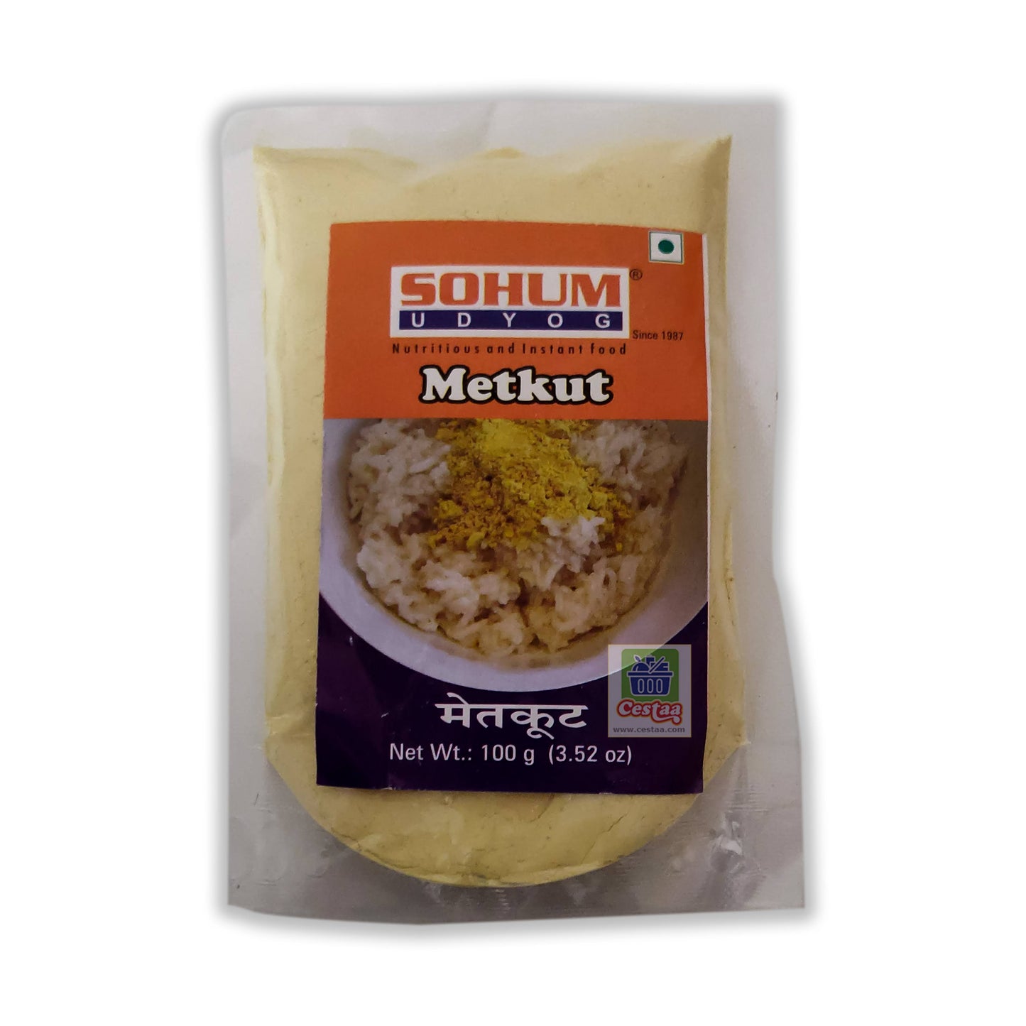 Sohum Metkut (Rice, Lentils & Spices Powder) 100g Cestaa Retail Ireland Grocery store Dublin