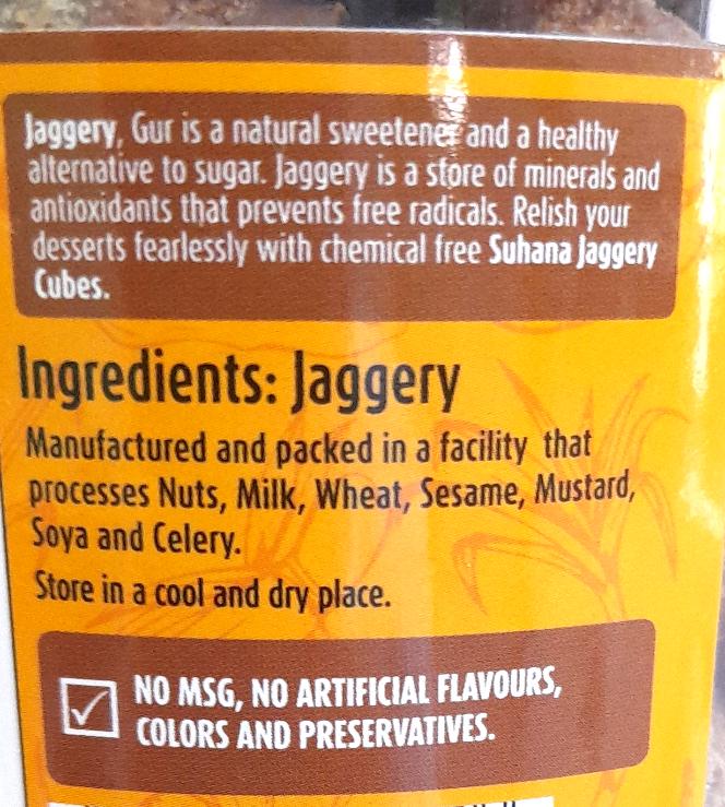 Shagun Natural/Unrefined Jaggery Cubes(Desi Gor) 500g