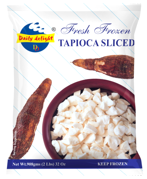 Daily Delight Frozen Tapioca Sliced (cassava) 908g