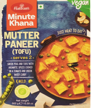 Mutter Paneer Tofu Buy1 Get 1 free 300g  Haldiram