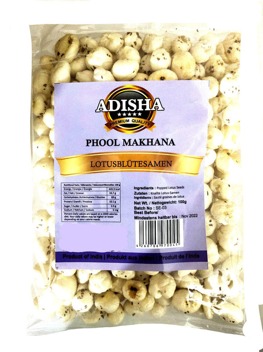 Adisha Phool Makhana / Foxnut 100g - Cestaa Retail