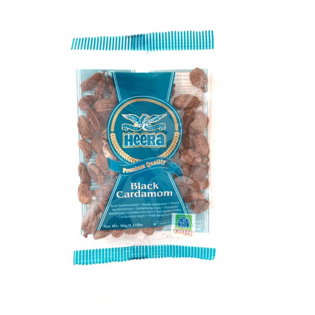 Heera Black Cardamom 50g - Cestaa Retail