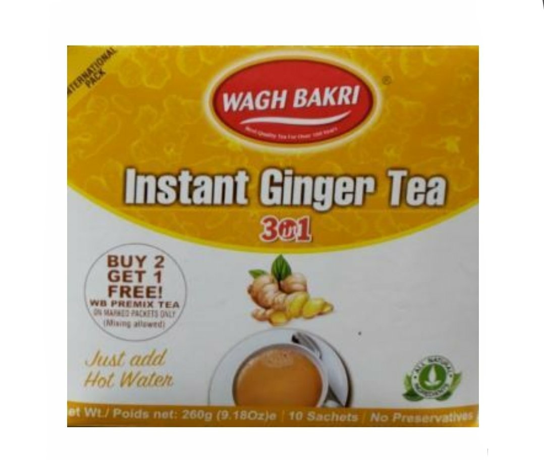 Wagh Bakri Instant Ginger Tea Premix 140 g – Cestaa Retail